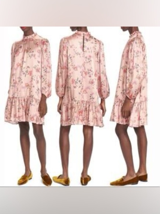 Corey Lynn Calter Dresses & Skirts - Corey Lynn Calter Floral Satin Dress
